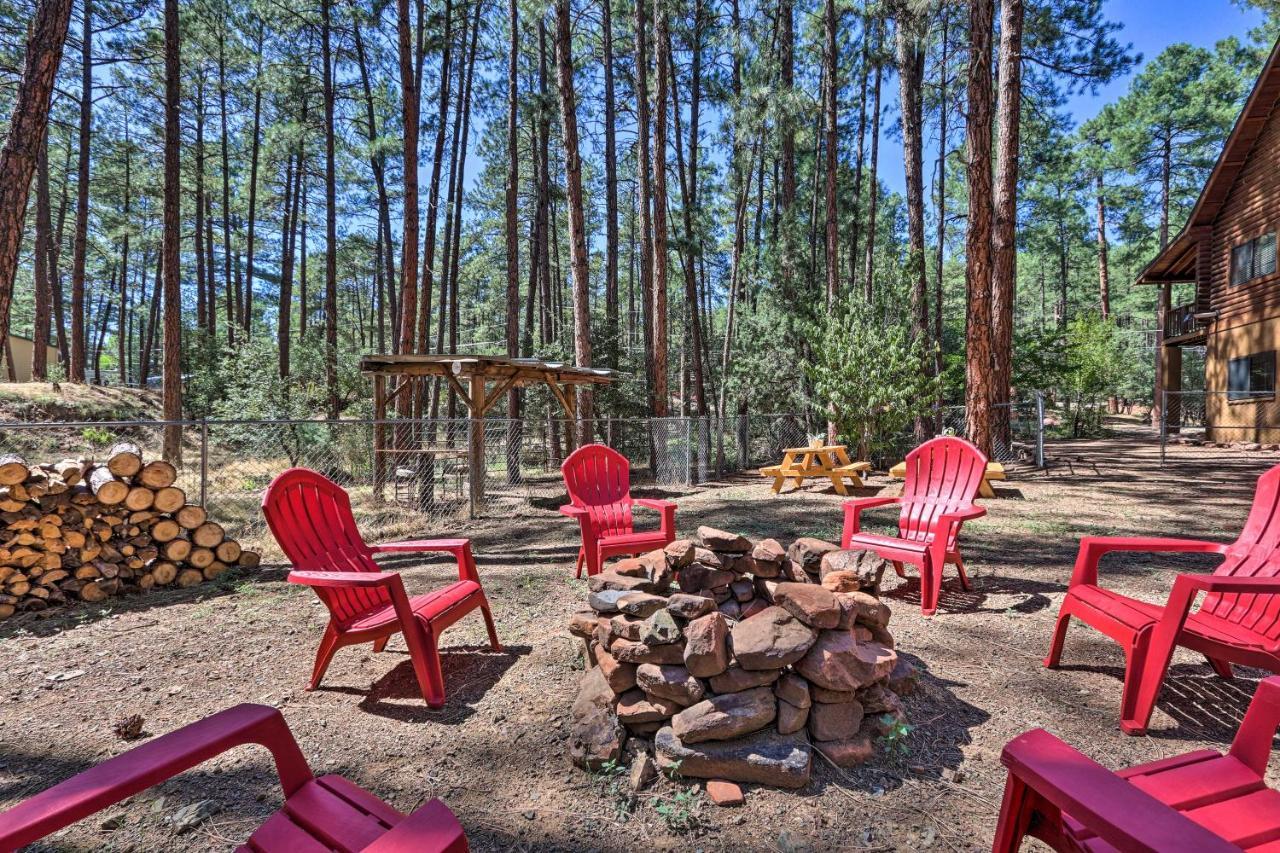 Strawberry Cabin With 2-Story Deck Dogs Welcome! Pine Exterior foto